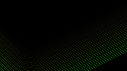 Colorful gradients green line, Future geometric patterns, Abstract vector backgrounds.