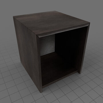 Square side table