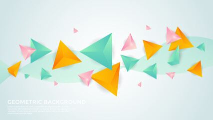 Premium abstract background with 3D overlap layer background. Vector background. Eps 10