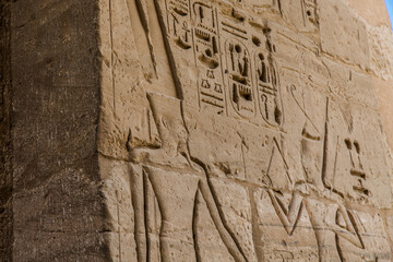 Ancient remains in the Temple of Luxor, Luor