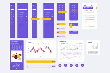 Vector Elements of Infographics and User Interface
