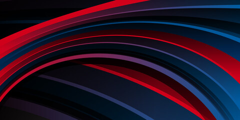 Modern red blue abstract background with stylish line square suit for presentation design