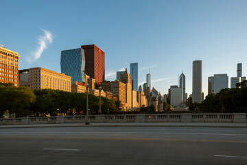 Fototapeta na wymiar Chicago Skyline.