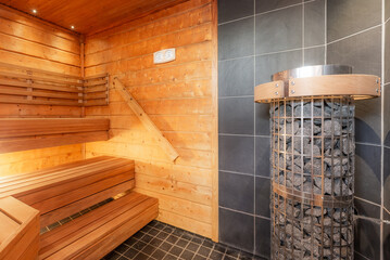 Luxury sauna and spa facility