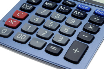 Close up of a Calculator Keypad