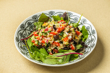 クスクス　Couscous is a fine pasta from North Africa 