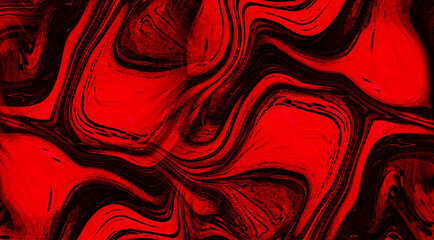 Red background- Red wavy, red swirl background design. Red texture image. Red greeting card template 