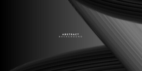 Abstract digital wave of 3D lines. Futuristic point wave. Technology background vector. Vector illustration