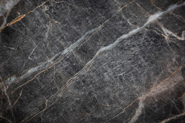White and yellow patterned natural detailed of dark gray marble (Russia Gold) texture background for interior or product design