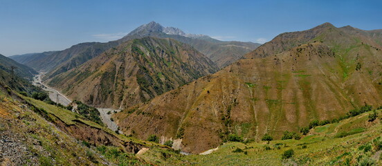Kyrgyzstan. The North-Eastern section of the Pamir highway between the city of Osh and the border with Tajikistan