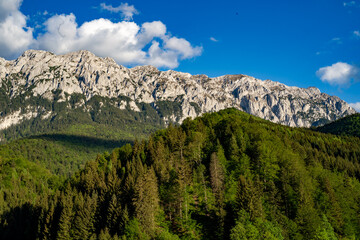Obraz premium Mountain landscape with blue sky
