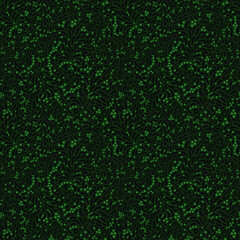 small floral pattern in botanical style. seamless vector pattern on dark background