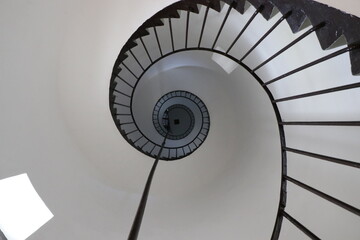 Internal staircase of La Paloma lighthouse