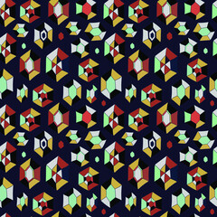 seamless wallpaper with a bright decorative pattern. stylized diamonds. seamless vector pattern