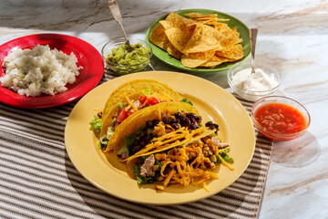 Mexican Chicken Tacos Toppings