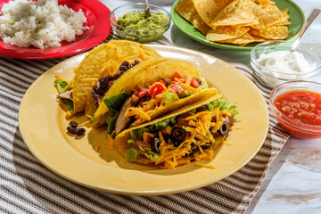 Mexican Chicken Tacos Toppings