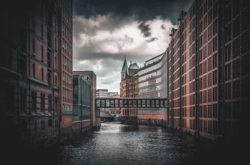 Canal in Hamburg Speicherstadt © Nicholas Art