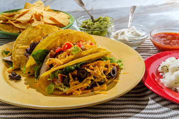 Mexican Chicken Tacos Toppings