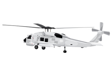 isolated helicopter on white background vector design