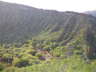 Obraz premium View from outdoor hiking on Koko Head creator, Hawaii