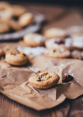 homemade chocolate chip cookies