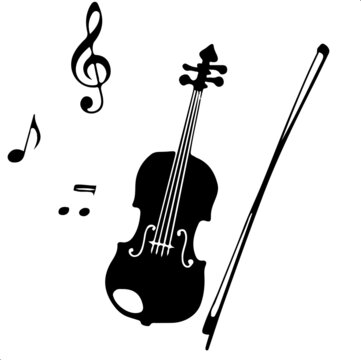 Vector Simple Musical Instrument Violin Music Object