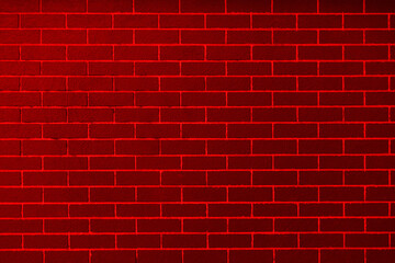 Plakat Texture of a painted brick wall 