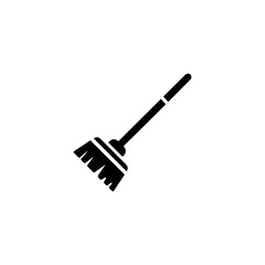 Broom cleaning  icon vector design