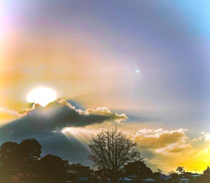 rainbow in the sky