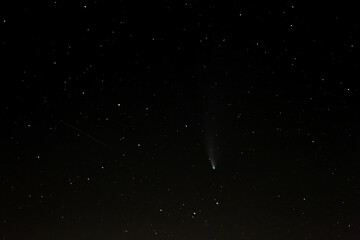 Komet Neowise is visible to the naked eye