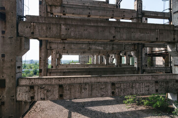 Reactors building 5 and 6 in Pripyat, Chernobyl exclusion Zone. Chernobyl Nuclear Power Plant Zone...
