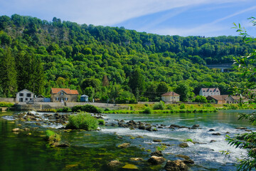 Fototapeta na wymiar Paysage nature, rivière 