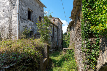 Village Costa di Soglio - ancient residential nucleus in the Municipality of Orero - Liguria - Italy