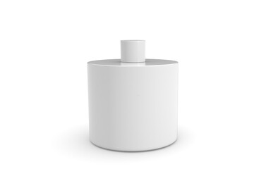 3d bottle mockup on white background