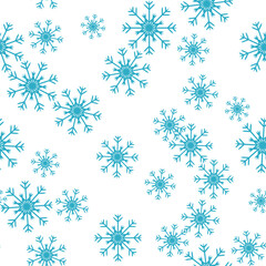 Cute christmas elements seamless pattern background - 366806290