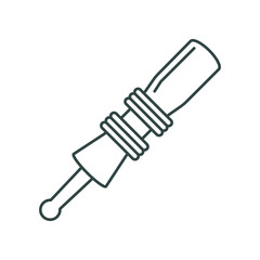 baby line icon, baby gaspasser