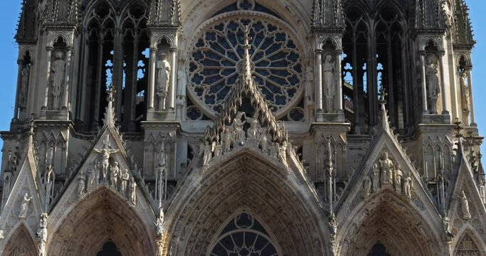 Cathedral Notre Dame of Reims, Marne department, Region Grand Est, France