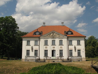 Fototapeta na wymiar Branicki's Palace in Choroszcz, Podlaskie voivodeship, Poland, the summer residence of the noble Branicki family