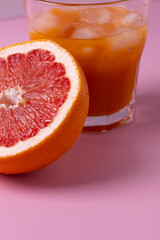 fresh citrus juice concept