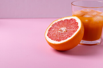 fresh citrus juice concept