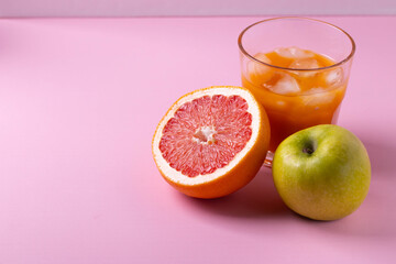 fresh citrus juice concept