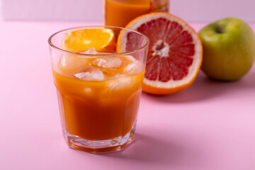 fresh citrus juice concept