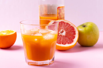 fresh citrus juice concept