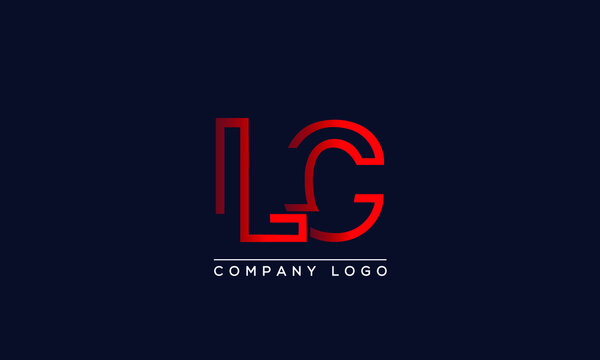 Creative Letters LC Logo Design Vector Template. Initial Letters LC Logo Design