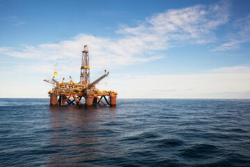 Offshore oil rig