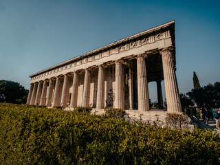 Obraz premium Greek Temple, Columns in Athens