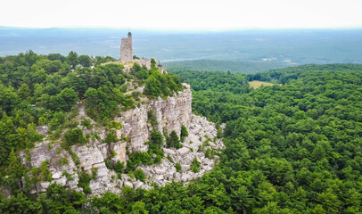 Mohonk Preserve Sky Top Tower Aerial Scenic view