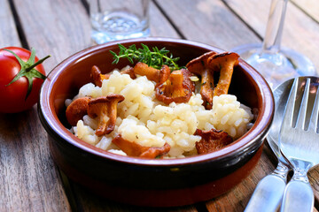 Pfifferlinge Risotto