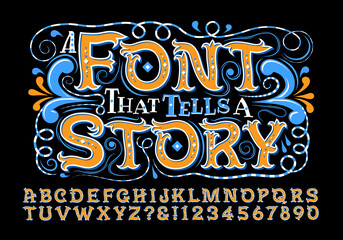 A Sweet and Fun Alphabet that would Work Well on Party Invitations, Storybooks, Kids' Products, etc.