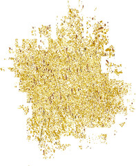 Gold Glitter Texture . Vector .
